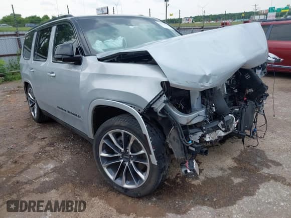 ✅ 2023 Jeep Grand Wagoneer • VIN: 1C4SJVEJ2PS511941 • Lot: 42477935. Listed on IAAI with Not provided. Free auction sales archive from the USA and detailed vehicle history report at DreamBid. Image 1.