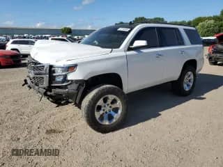 2018 Chevrolet Tahoe LS with VIN 1GNSCAKC2JR168594, listed as a Copart auction lot 65146485 with 110,016 mi miles and Salvage title. Bid and sale history available at DreamBid. Image 1.