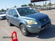 ✅ 2005 Honda Pilot EX-L • VIN: 2HKYF18795H571845 • Lot: 42467295. Listed on IAAI with 195,531 mi. Free auction sales archive from the USA and detailed vehicle history report at DreamBid. Image 1.