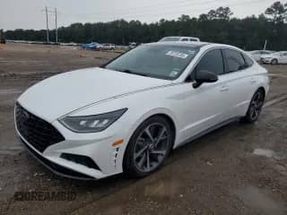 2021 Hyundai Sonata SEL Plus с VIN 5NPEJ4J27MH124947, выставлен на аукционе Copart как лот 70725755 с пробегом 68 962 миль миль и Списание • Salvage title. История ставок и продаж доступна на DreamBid. Изображение 1.