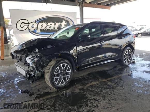 ✅ 2025 Chevrolet Blazer RS • VIN: 3GNKBKRS5SS212883 • Lot: 60678885. Listed on Copart with 164 mi. Free auction sales archive from the USA and detailed vehicle history report at DreamBid. Image 1.