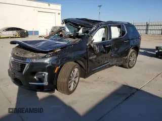 2022 Chevrolet Traverse High Country с VIN 1GNEVNKW2NJ133129, выставлен на аукционе Copart как лот 68862585 с пробегом Не указан миль и Списание • Salvage title. История ставок и продаж доступна на DreamBid. Изображение 1.