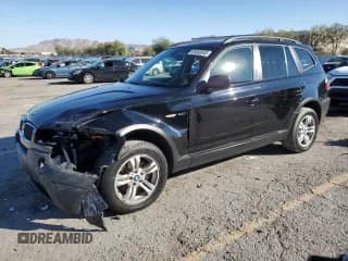 ✅ 2005 BMW X3 3.0i • VIN: WBXPA93435WD21345 • Lot: 91202045. Wystawiony na Copart z przebiegiem 98 226 mil. Bezpłatny archiwum sprzedaży aukcyjnych z USA i szczegółowy raport historii pojazdu na DreamBid. Zdjęcie 1.