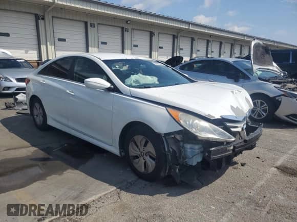 2014 Hyundai Sonata GLS with VIN 5NPEB4AC5EH829446, listed as a Copart auction lot 64949145 with 157,436 mi miles and Salvage title. Bid and sale history available at DreamBid. Image 4.