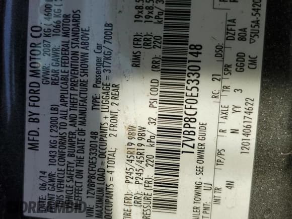 ✅ 2014 Ford Mustang GT • VIN: 1ZVBP8CF0E5330148 • Lot: 89713885. Wystawiony na Copart z przebiegiem 79 984 mil. Bezpłatny archiwum sprzedaży aukcyjnych z USA i szczegółowy raport historii pojazdu na DreamBid. Zdjęcie 12.