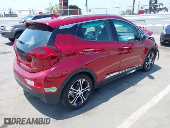 ✅ 2018 Chevrolet Bolt EV Premier • VIN: 1G1FX6S01J4125680 • Lot: 42475022. Listed on IAAI with 61,919 mi. Free auction sales archive from the USA and detailed vehicle history report at DreamBid. Image 4.