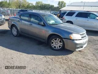 2013 Dodge Avenger SE with VIN 1C3CDZAB2DN653691, listed as a IAAI auction lot 43293541 with 146,445 mi miles and . Bid and sale history available at DreamBid. Image 1.