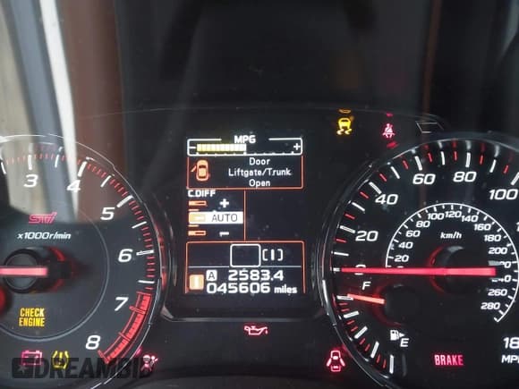 ✅ 2020 Subaru WRX STI • VIN: JF1VA2E65L9832757 • Lot: 41938409. Listed on IAAI with 45,606 mi. Free auction sales archive from the USA and detailed vehicle history report at DreamBid. Image 15.