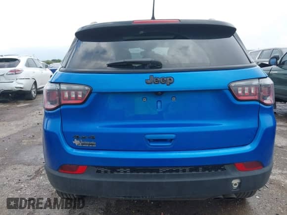 2021 Jeep Compass Latitude with VIN 3C4NJDBB2MT595256, listed as a IAAI auction lot 43058271 with 102,541 mi miles and . Bid and sale history available at DreamBid. Image 16.