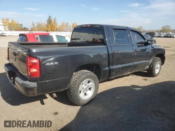 2010 Dodge Dakota Bighorn/Lonestar with VIN 1D7CW3GK3AS264409, listed as a Copart auction lot 77004214 with 214,089 mi miles and Clean title. Bid and sale history available at DreamBid. Image 3.