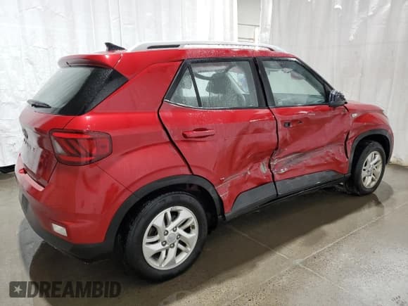 ✅ 2020 Hyundai Venue SEL • VIN: KMHRC8A36LU015827 • Lot: 89548785. Listed on Copart with 41,955 mi. Free auction sales archive from the USA and detailed vehicle history report at DreamBid. Image 3.