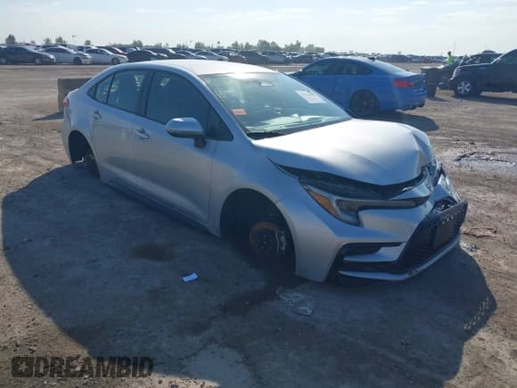 ✅ 2023 Toyota Corolla Hybrid LE • VIN: JTDBCMFE2P3019054 • Lot: 43315068. Wystawiony na IAAI z przebiegiem 60 987 mil. Bezpłatny archiwum sprzedaży aukcyjnych z USA i szczegółowy raport historii pojazdu na DreamBid. Zdjęcie 1.