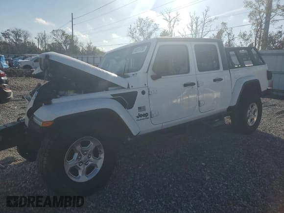 ✅ 2021 Jeep Gladiator Freedom • VIN: 1C6HJTAGXML557586 • Lot: 43510795. Listed on Copart with Not provided. Free auction sales archive from the USA and detailed vehicle history report at DreamBid. Image 1.