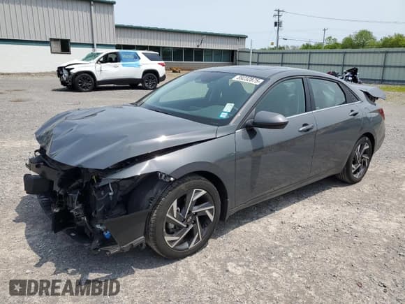 ✅ 2024 Hyundai Elantra SEL • VIN: KMHLS4DG4RU811145 • Lot: 59232875. Listed on Copart with 7,341 mi. Free auction sales archive from the USA and detailed vehicle history report at DreamBid. Image 1.