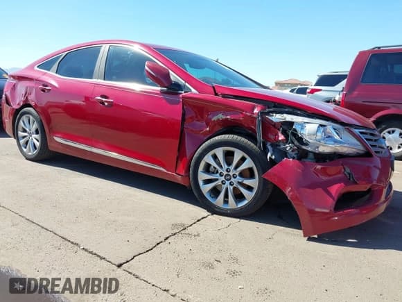 ✅ 2013 Hyundai Azera • VIN: KMHFG4JG3DA330722 • Lot: 43476732. Listed on IAAI with 65,029 mi. Free auction sales archive from the USA and detailed vehicle history report at DreamBid. Image 1.