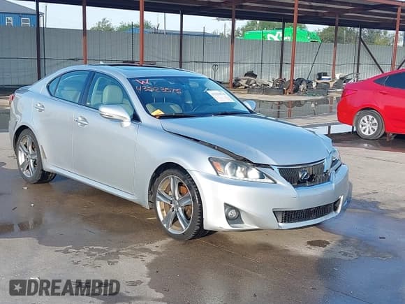 ✅ 2011 Lexus IS 250 • VIN: JTHBF5C24B5152109 • Lot: 43523575. Listed on IAAI with 126,716 mi. Free auction sales archive from the USA and detailed vehicle history report at DreamBid. Image 1.