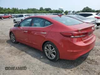 2017 Hyundai Elantra SE with VIN 5NPD84LF0HH010978, listed as a Copart auction lot 60446265 with 78,299 mi miles and Salvage title. Bid and sale history available at DreamBid. Image 2.