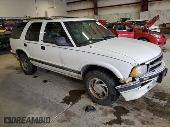 1996 Chevrolet Blazer z VIN 1GNDT13W7T2212358, wystawiony jako Copart lot #88707475 z przebiegiem 255 282 mil mil oraz Szkoda całkowita • Salvage title. Historia ofert i sprzedaży dostępna na DreamBid. Obrazek 4.