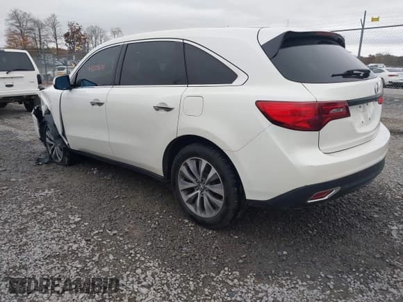 ✅ 2015 Acura MDX Technology • VIN: 5FRYD4H44FB003756 • Lot: 43579671. Listed on IAAI with 175,216 mi. Free auction sales archive from the USA and detailed vehicle history report at DreamBid. Image 3.