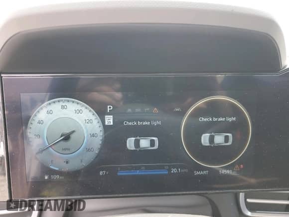 2024 Hyundai Elantra SEL with VIN KMHLM4DG0RU711988, listed as a Copart auction lot 81156315 with 14,591 mi miles and Salvage title. Bid and sale history available at DreamBid. Image 9.