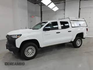 2024 Chevrolet Colorado 2WD Work Truck z VIN 1GCPSBEK3R1105525, wystawiony jako Copart lot #91316145 z przebiegiem 30 110 mil mil oraz Szkoda całkowita • Salvage title. Historia ofert i sprzedaży dostępna na DreamBid. Obrazek 1.