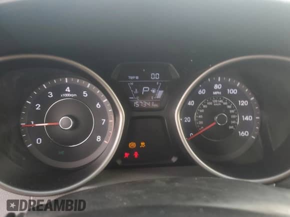 2015 Hyundai Elantra SE with VIN 5NPDH4AE3FH577774, listed as a Copart auction lot 91133645 with 157,341 mi miles and Clean title. Bid and sale history available at DreamBid. Image 9.