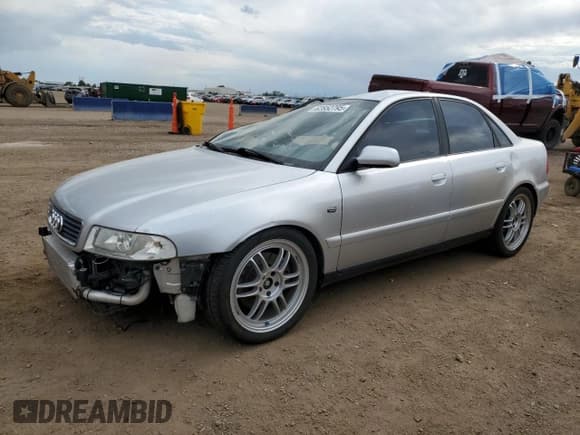 ✅ 2001 Audi A4 • VIN: WAUDC68D41A011417 • Lot: 62852795. Listed on Copart with 178,519 mi. Free auction sales archive from the USA and detailed vehicle history report at DreamBid. Image 1.