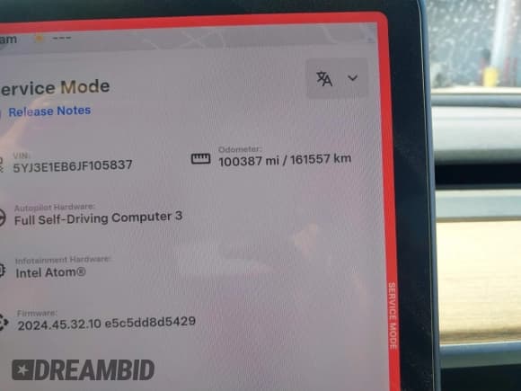 ✅ 2018 Tesla Model 3 Long Range Battery • VIN: 5YJ3E1EB6JF105837 • Lot: 41763460. Wystawiony na IAAI z przebiegiem 100 387 mil. Bezpłatny archiwum sprzedaży aukcyjnych z USA i szczegółowy raport historii pojazdu na DreamBid. Zdjęcie 7.