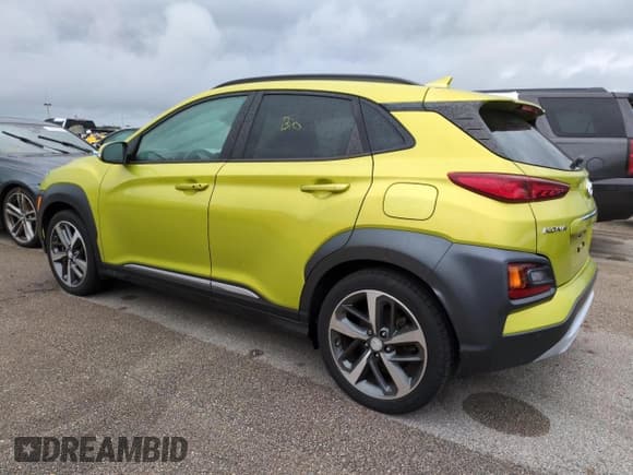 ✅ 2019 Hyundai Kona Ultimate • VIN: KM8K53A53KU233755 • Лот: 74968504. Опубликован ранее на Copart с пробегом Не указан. Бесплатный доступ к архиву аукционных продаж из США и подробный отчёт об истории автомобиля на DreamBid. Изображение 2.
