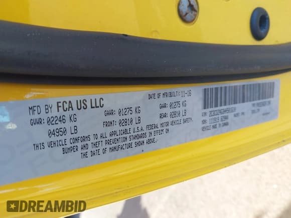 ✅ 2017 Dodge Challenger SXT • VIN: 2C3CDZAG3HH501610 • Лот: 42163027. Опубликован ранее на IAAI с пробегом 66 464 миль. Бесплатный доступ к архиву аукционных продаж из США и подробный отчёт об истории автомобиля на DreamBid. Изображение 9.