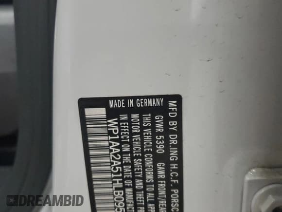 ✅ 2017 Porsche Macan • VIN: WP1AA2A51HLB09504 • Лот: 68022715. Опубликован ранее на Copart с пробегом 27 918 миль. Бесплатный доступ к архиву аукционных продаж из США и подробный отчёт об истории автомобиля на DreamBid. Изображение 13.