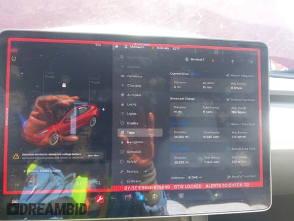 ✅ 2021 Tesla Model 3 Long Range • VIN: 5YJ3E1EB6MF879669 • Lot: 42332384. Wystawiony na IAAI z przebiegiem 81 548 mil. Bezpłatny archiwum sprzedaży aukcyjnych z USA i szczegółowy raport historii pojazdu na DreamBid. Zdjęcie 7.