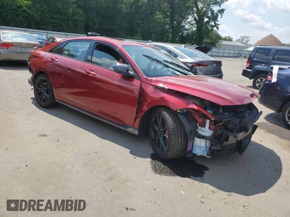 ✅ 2024 Hyundai Elantra • VIN: KMHLW4DK4RU020560 • Lot: 58735744. Listed on Copart with 2,611 mi miles. Access the free auction sales archive from the USA and view a detailed vehicle history report at DreamBid. Image 4.