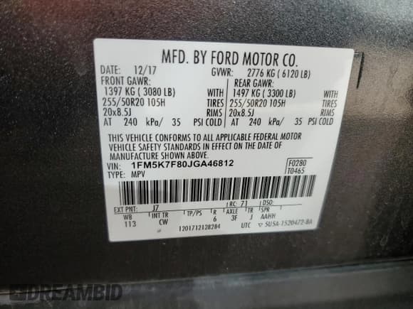 ✅ 2018 Ford Explorer Limited • VIN: 1FM5K7F80JGA46812 • Lot: 86404925. Wystawiony na Copart z przebiegiem 104 254 mil. Bezpłatny archiwum sprzedaży aukcyjnych z USA i szczegółowy raport historii pojazdu na DreamBid. Zdjęcie 14.