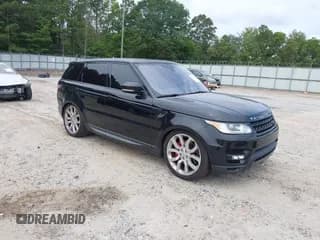 ✅ 2016 Land Rover Range Rover Sport Dynamic • VIN: SALWR2EF0GA582557 • Lot: 43037512. Listed on IAAI with 97,412 mi. Free auction sales archive from the USA and detailed vehicle history report at DreamBid. Image 1.