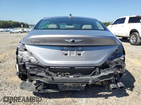 ✅ 2020 Genesis G70 2.0T • VIN: KMTG34LA7LU051107 • Lot: 84584225. Listed on Copart with 67,832 mi. Free auction sales archive from the USA and detailed vehicle history report at DreamBid. Image 6.