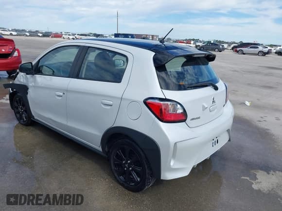 ✅ 2024 Mitsubishi Mirage Black Edition • VIN: ML32AWHJ1RH007630 • Lot: 42324151. Listed on IAAI with 11,799 mi. Free auction sales archive from the USA and detailed vehicle history report at DreamBid. Image 3.