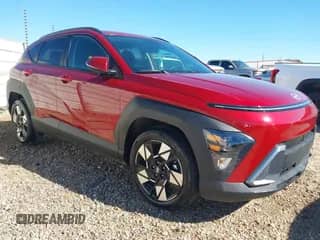 2025 Hyundai Kona SEL with VIN KM8HB3AB6SU324706, listed as a IAAI auction lot 43599824 with 7,533 mi miles and . Bid and sale history available at DreamBid. Image 1.