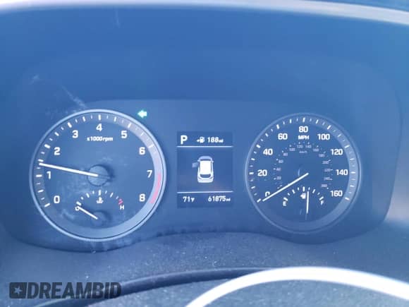 2019 Hyundai Tucson SE z VIN KM8J23A44KU910291, wystawiony jako Copart lot #86820405 z przebiegiem 61 875 mil mil oraz Szkoda całkowita • Salvage title. Historia ofert i sprzedaży dostępna na DreamBid. Obrazek 9.