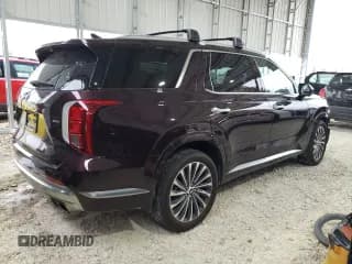 ✅ 2024 Hyundai Palisade Calligraphy • VIN: KM8R7DGE1RU655930 • Лот: 80072674. Опубликован ранее на Copart с пробегом 17 465 миль. Бесплатный доступ к архиву аукционных продаж из США и подробный отчёт об истории автомобиля на DreamBid. Изображение 3.