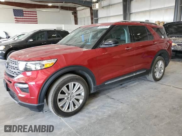2022 Ford Explorer Limited z VIN 1FMSK8FH6NGB41700, wystawiony jako Copart lot #80382025 z przebiegiem 46 066 mil mil oraz Szkoda całkowita • Salvage title. Historia ofert i sprzedaży dostępna na DreamBid. Obrazek 1.