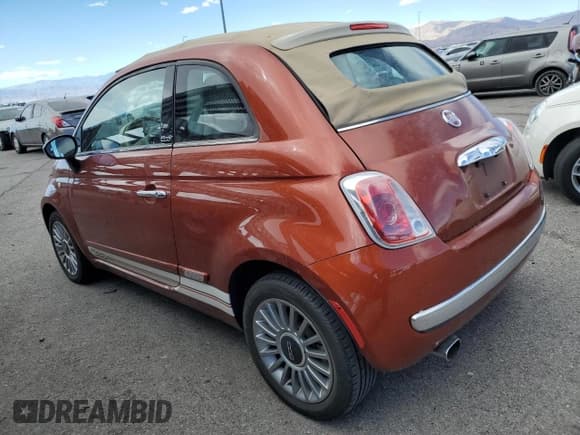 ✅ 2012 FIAT 500 Gucci • VIN: 3C3CFFER2CT322818 • Лот: 76944954. Опубликован ранее на Copart с пробегом 49 725 миль. Бесплатный доступ к архиву аукционных продаж из США и подробный отчёт об истории автомобиля на DreamBid. Изображение 2.