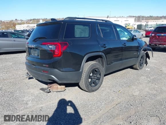 ✅ 2022 GMC Acadia AT4 • VIN: 1GKKNLLS0NZ127668 • Lot: 43605894. Listed on IAAI with Not provided. Free auction sales archive from the USA and detailed vehicle history report at DreamBid. Image 4.