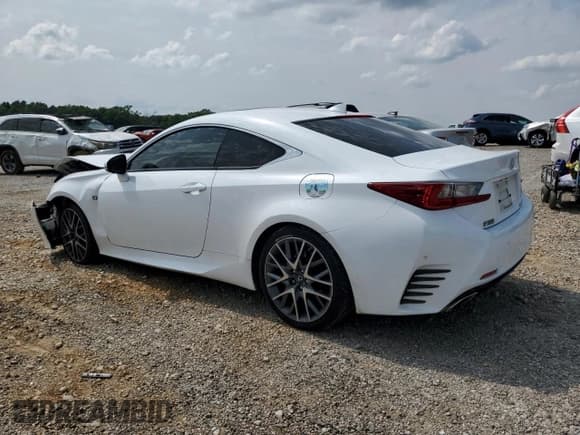 ✅ 2017 Lexus RC 200t • VIN: JTHHA5BC9H5007109 • Lot: 60424705. Listed on Copart with 52,543 mi. Free auction sales archive from the USA and detailed vehicle history report at DreamBid. Image 2.