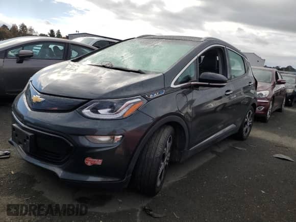 2017 Chevrolet Bolt EV Premier z VIN 1G1FX6S05H4143058, wystawiony jako Copart lot #77583773 z przebiegiem Nie podano mil oraz . Historia ofert i sprzedaży dostępna na DreamBid. Obrazek 1.