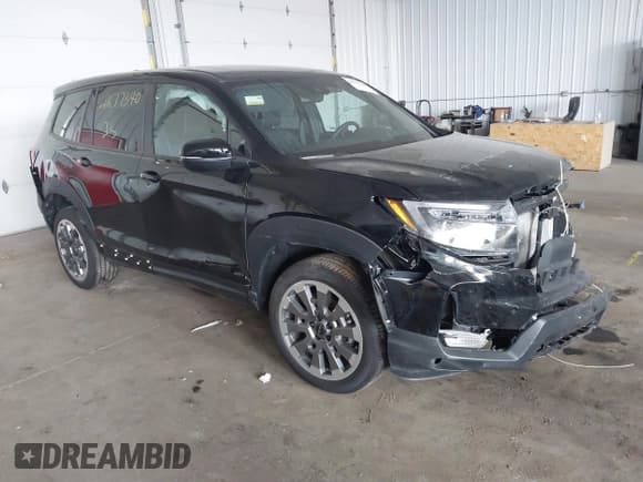 ✅ 2024 Honda Passport EX-L • VIN: 5FNYF8H5XRB006130 • Lot: 41677340. Listed on IAAI with 17,932 mi. Free auction sales archive from the USA and detailed vehicle history report at DreamBid. Image 1.