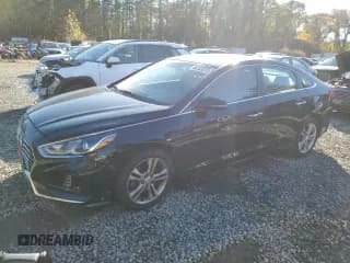 ✅ 2018 Hyundai Sonata SEL • VIN: 5NPE34AF9JH650280 • Lot: 86765615. Listed on Copart with 50,843 mi. Free auction sales archive from the USA and detailed vehicle history report at DreamBid. Image 1.