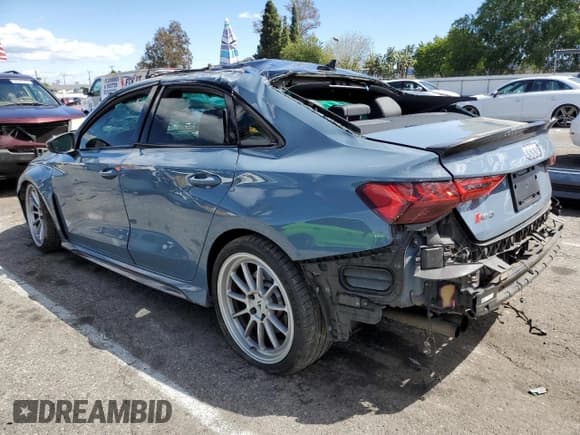 ✅ 2022 Audi RS 3 • VIN: WUAG4DGY2NA906385 • Лот: 51387185. Опубликован ранее на Copart с пробегом Не указан. Бесплатный доступ к архиву аукционных продаж из США и подробный отчёт об истории автомобиля на DreamBid. Изображение 2.