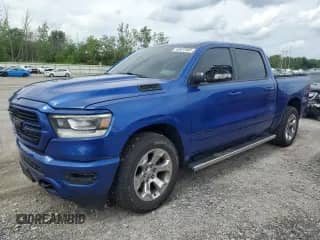 2019 Ram 1500 Big Horn с VIN 1C6SRFFT2KN689409, выставлен на аукционе Copart как лот 63072805 с пробегом 84 958 миль миль и На запчасти • Non repairable. История ставок и продаж доступна на DreamBid. Изображение 1.