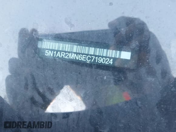 ✅ 2014 Nissan Pathfinder SL • VIN: 5N1AR2MN6EC719024 • Лот: 43386982. Опубликован ранее на IAAI с пробегом 184 343 миль. Бесплатный доступ к архиву аукционных продаж из США и подробный отчёт об истории автомобиля на DreamBid. Изображение 9.